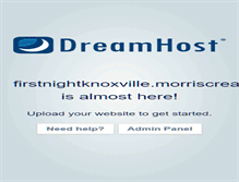 Tablet Screenshot of firstnightknoxville.morriscreative.net